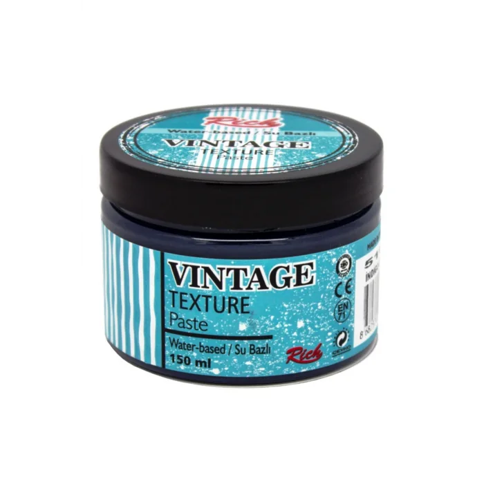 RİCH Vintage Texture Paste 5102 İndigo