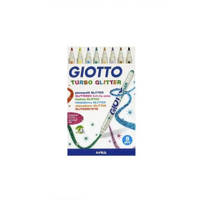 Giotto Turbo Simli Keçeli Kalem 8Li