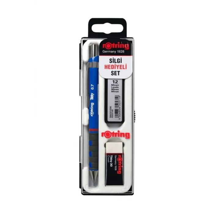 ROTRING TIKKY RD VERSATİL+MİN+SİLGİ MAVİ