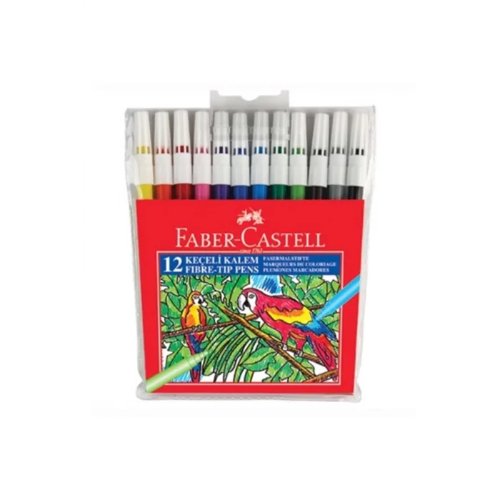 Keçeli Kalem 12 Renk Yıkanabılır fc