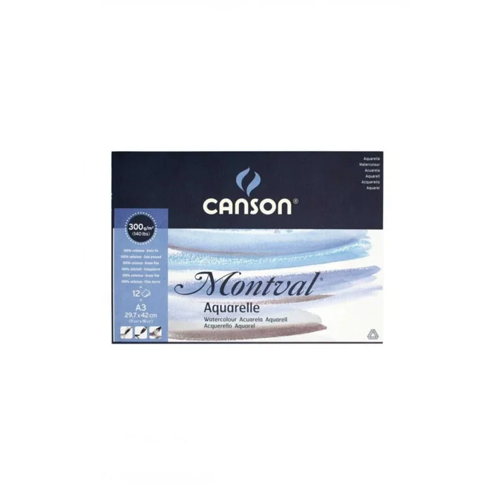 Canson Suluboya Blok Montval 29,7X42 300G 12Yp 807320