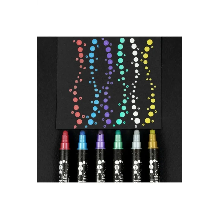 Zig Clean Color Dot Metalik Tc-8100/6V 6Li