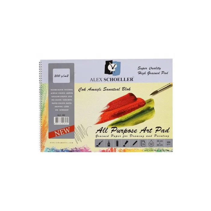 Alex Çok Amaçli Resim Defteri 35X50 200G