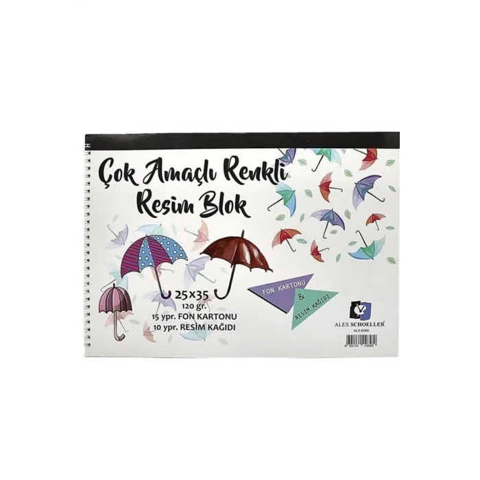 Alex Resim Deft.Spr.Renk.25X35 120GR.