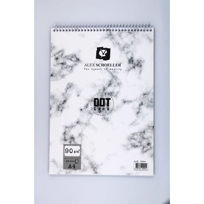 Alex Çizim Defteri Dot Grid A4 90Gr (9254)