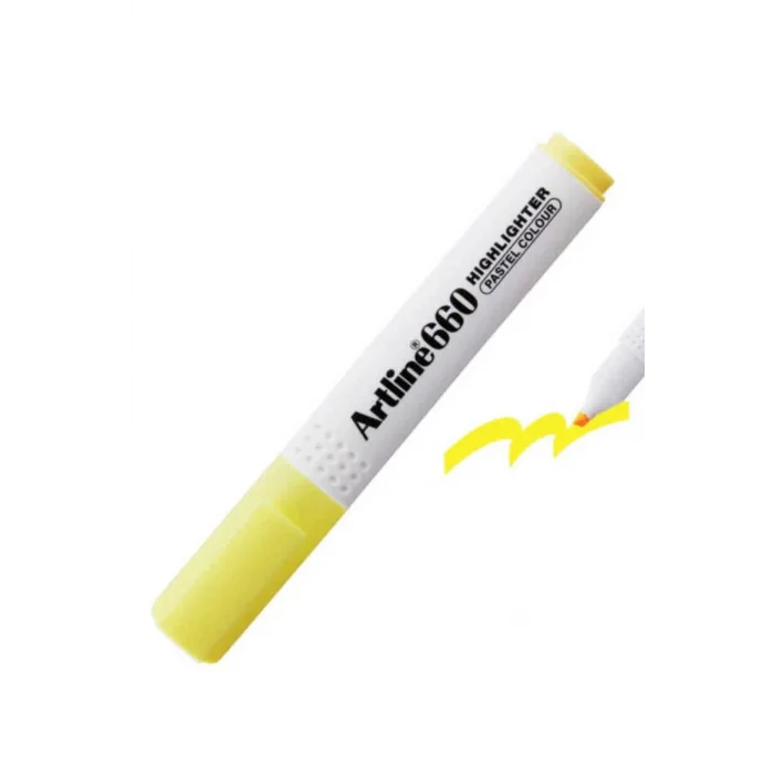 Artline 660 Fosforlu Kalem Pastelyellow