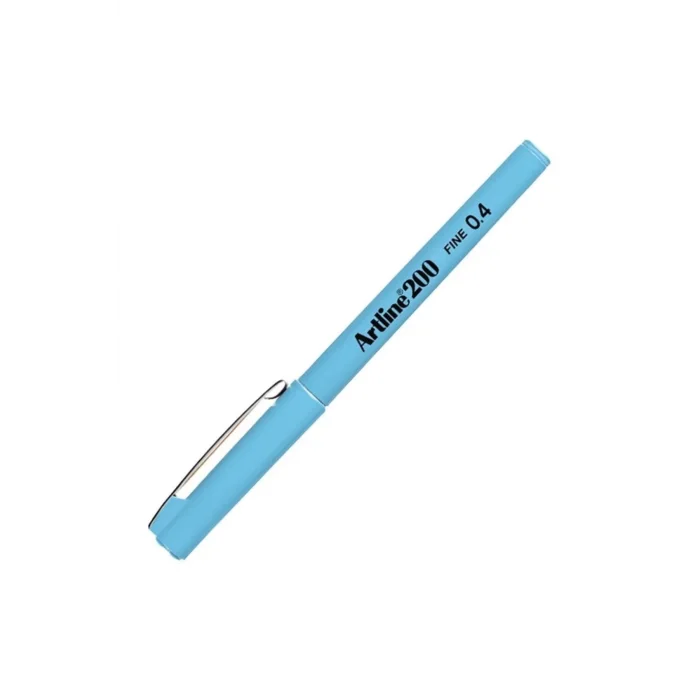 Artline Ek-200N Fine Line Pen 0.4 Mm Light Blue