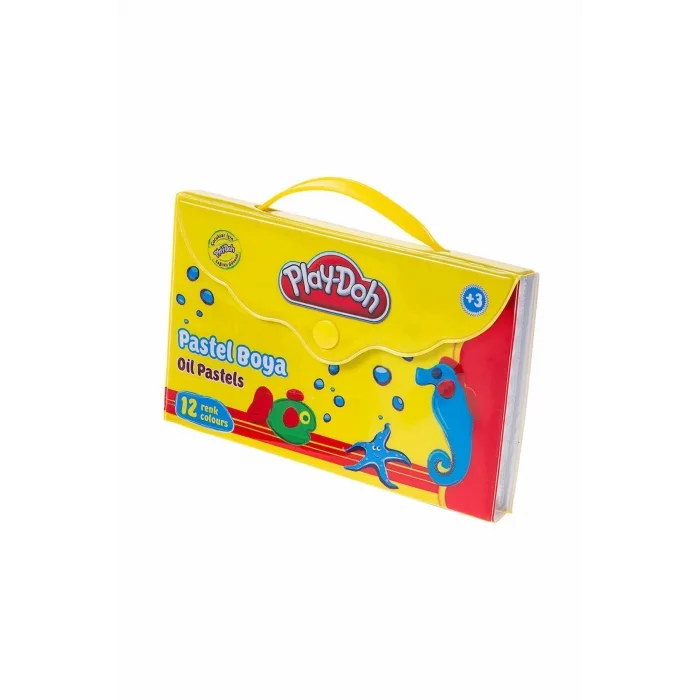 Play-Doh Çantali Pastel Boya 12 Renk Play-Pa005