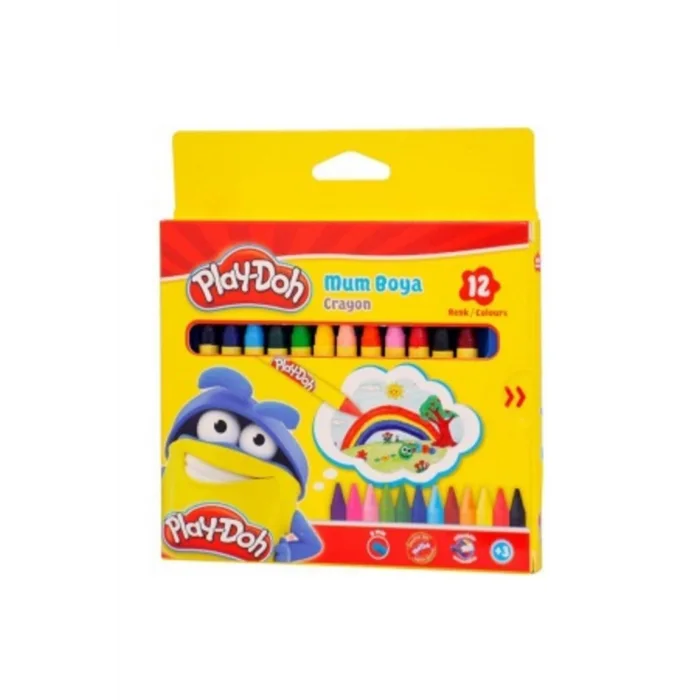 Play-Doh Silin.Crayon(Mum)Boya Jumbo 12 Renk(Krt)