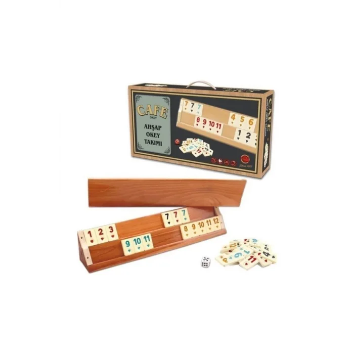 STAR CAFE AHŞAP OKEY TAKIMI 47X50X47