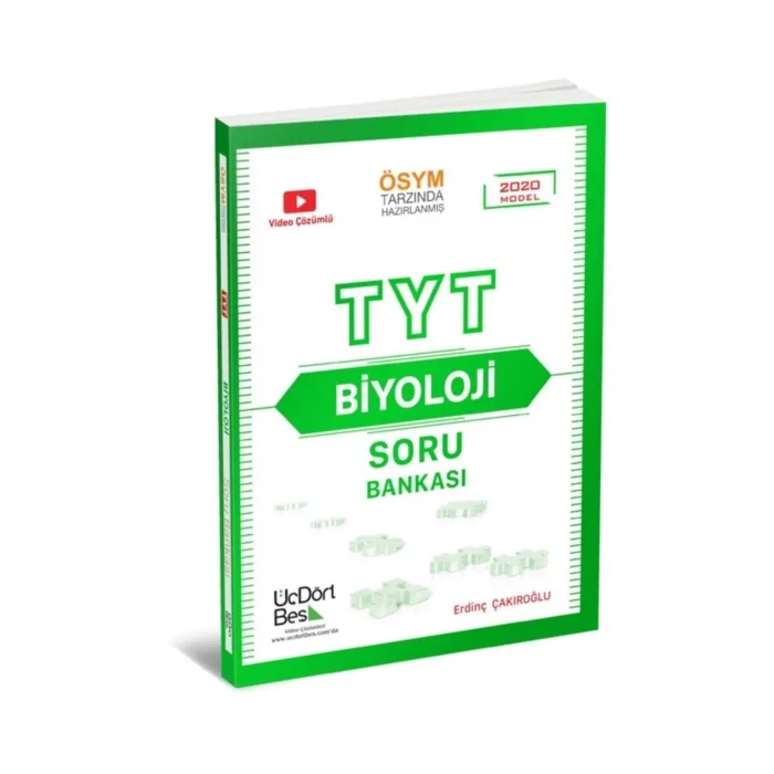 ÜÇDÖRTBEŞ TYT BİYOLOJİ  SORU BANKASI