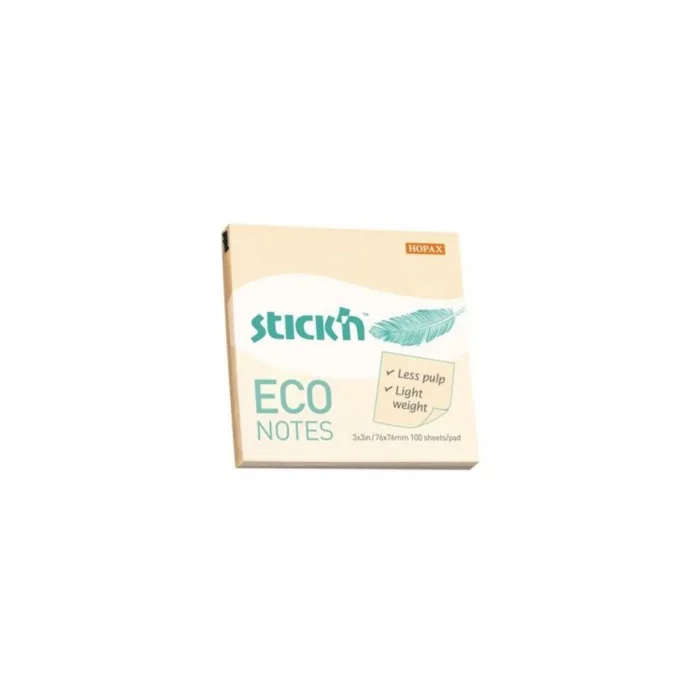 Gipta Stickn 76X76 Eco Notes Pastel Sari 100Yp