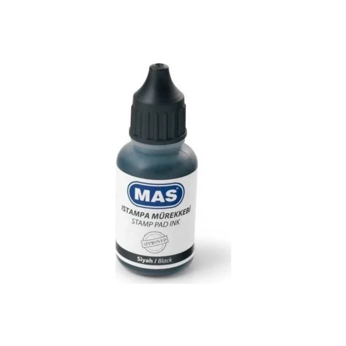 ISTAMPA MÜREKKEBİ -20ML - SİYAH