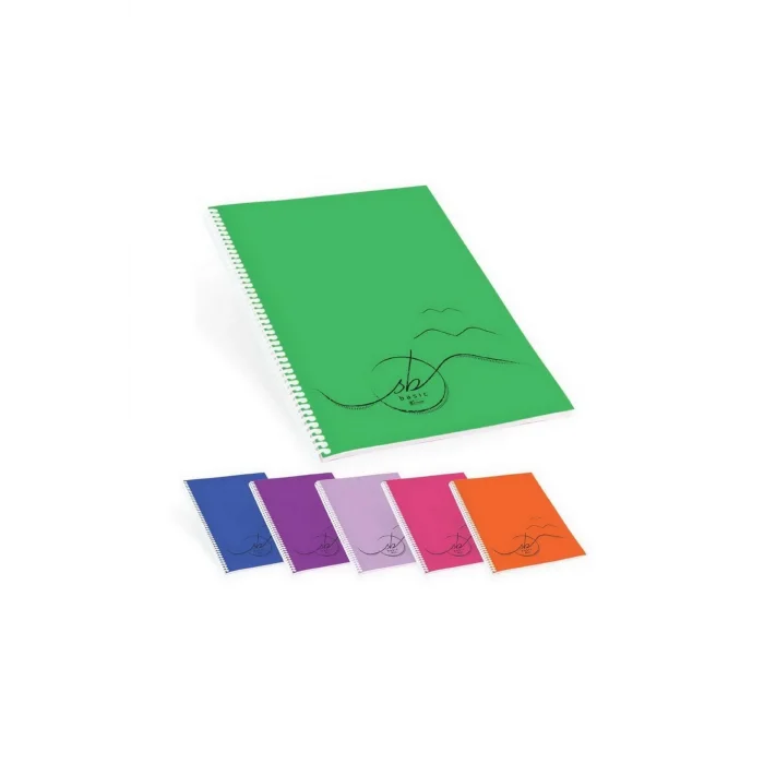 KESKİN BASIC SPİRALLİ PP KAPAK DEFTER A4 40 YP. KARELİ