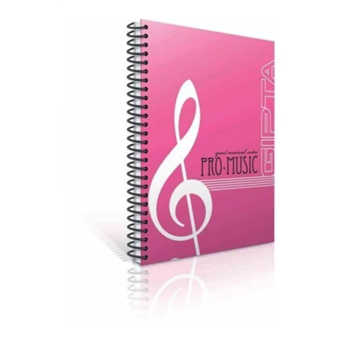 GIPTA A4 PP KAPAK MÜZİK DEFTERİ 60yp SPİRALLİ