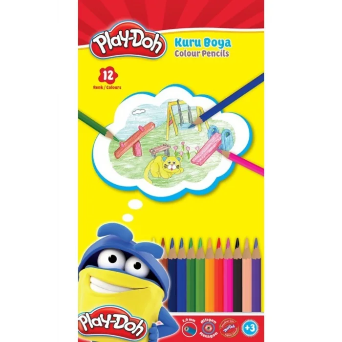 Play-Doh Kuruboya Teneke Kutu 12 Renk 