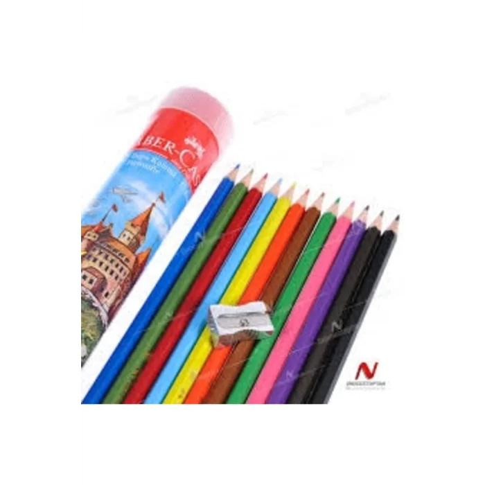 Faber Castell Redline Metal Tüp Kuru Boya 12 Renk