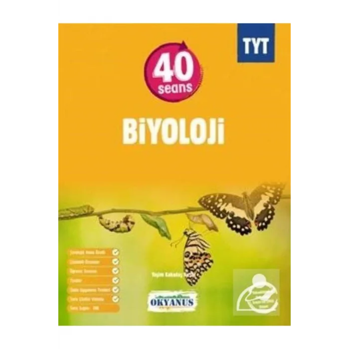 TYT BİYOLOJİ 40 SEANS SORU BANKASI OKYANUS YAYINLARI 