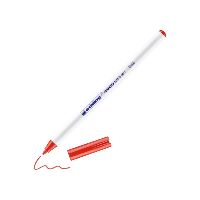 Edding 4600 Tekstil Kalemi Kirmizi