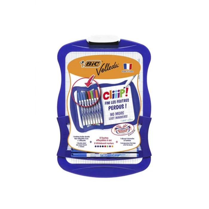 BİC MİNİ BEYAZ YAZI TAHTASI SETİ 6 KALEMLİ