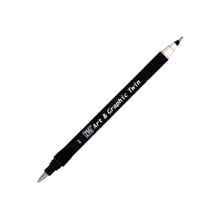 Zig Tut-80 Art & Graphic Twin Marker Çift Uclu Kalemi Cool Gray 1