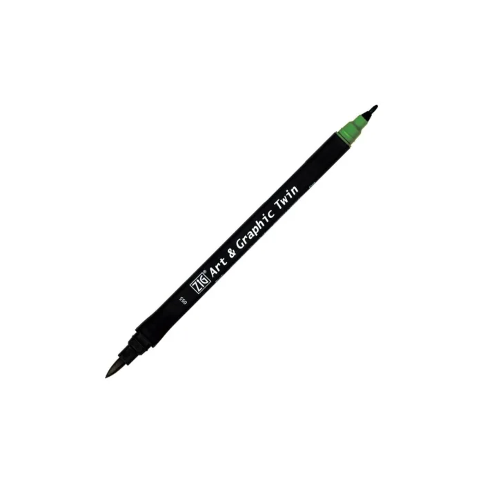 Zig Tut-80 Art & Graphic Twin Marker Çift Uclu Kalemi Deep Green