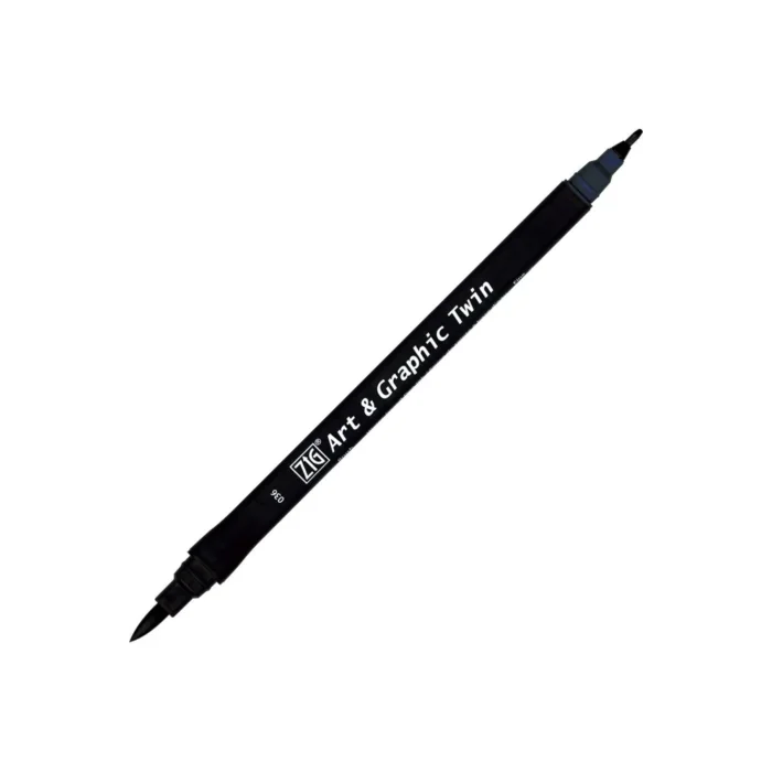 Zig Tut-80 Art & Graphic Twin Marker Çift Uclu Kalemi Deep Blue
