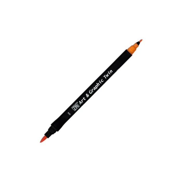 Zig Tut-80 Art & Graphic Twin Marker Çift Uclu Kalemi Scarlet Red