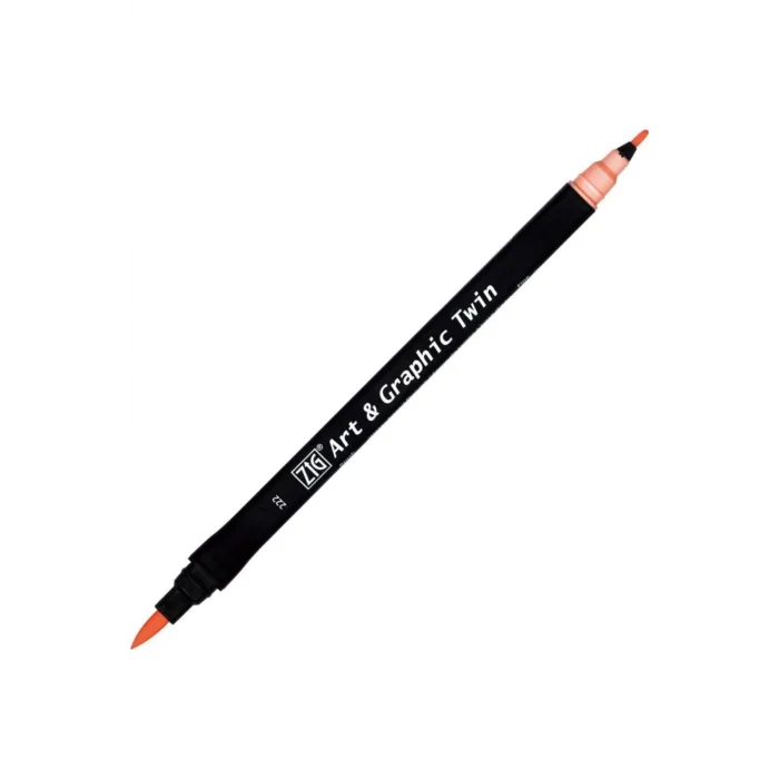 Zig Tut-80 Art & Graphic Twin Marker Çift Uclu Kalemi Pink Flamingo