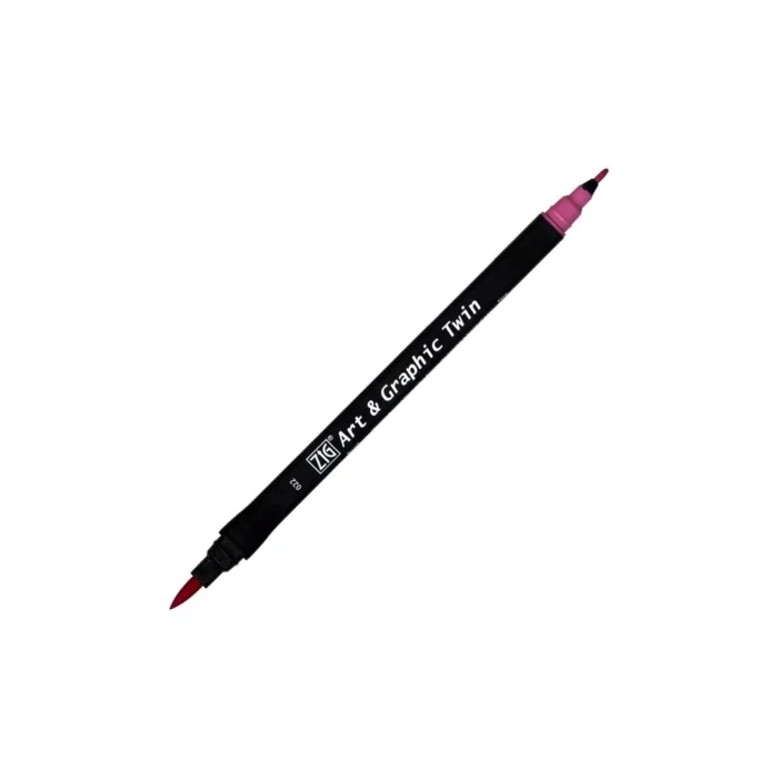 Zig Tut-80 Art & Graphic Twin Marker Çift Uclu Kalemi Dark Pink