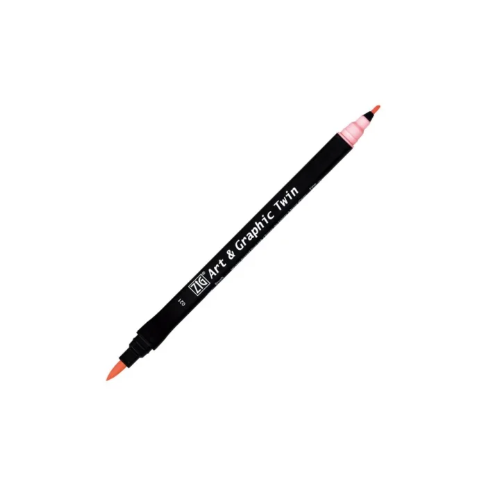 Zig Tut-80 Art & Graphic Twin Marker Çift Uclu Kalemi Light Pink