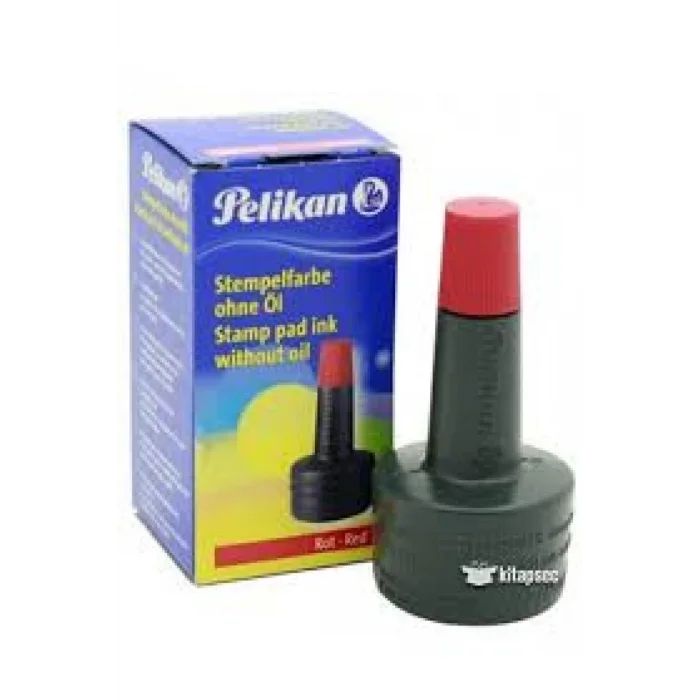 Pelikan Istampa Mürekkep Kirmizi  Basmali
