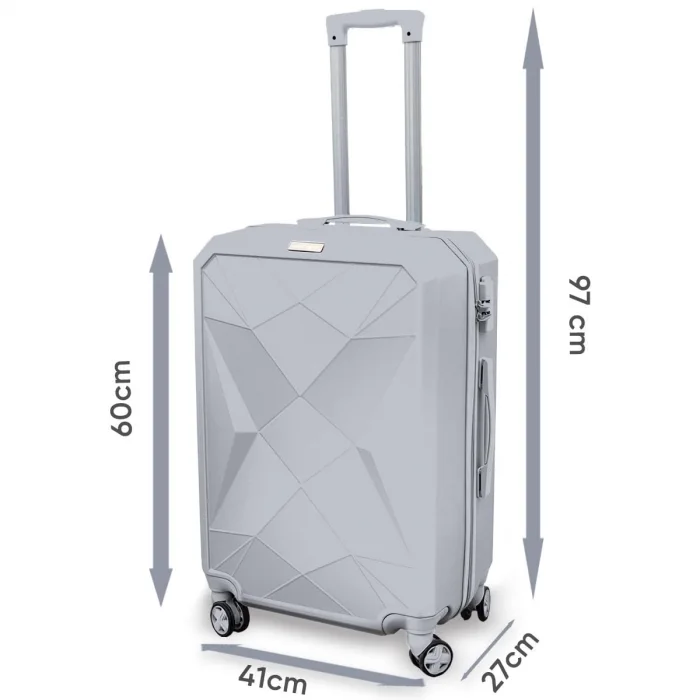 Coral High Diamond ABS Yemiş Orta Boy Valiz 16607