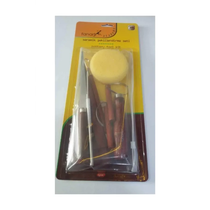 Fanart Academy 10lu Seramik Şekillendirme Set LV-F-9470-S1