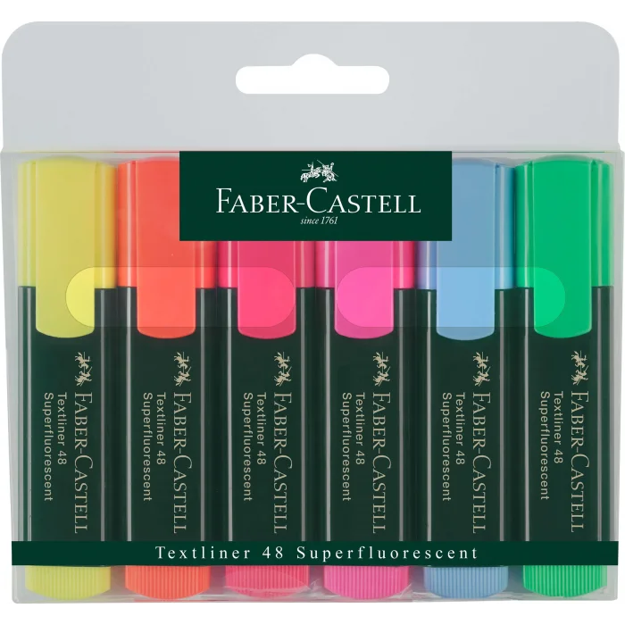 Faber-Castell Textliner 48 işaretleme kalemi, 6lı kutu