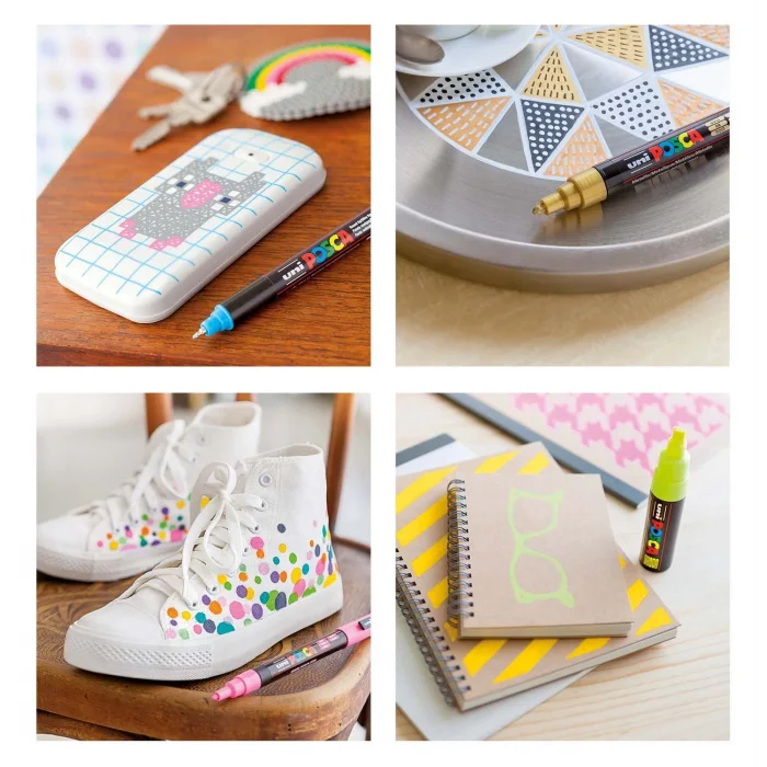 Uni-Ball Pc-1M Su Bazlı Poster Markörü, Beyaz