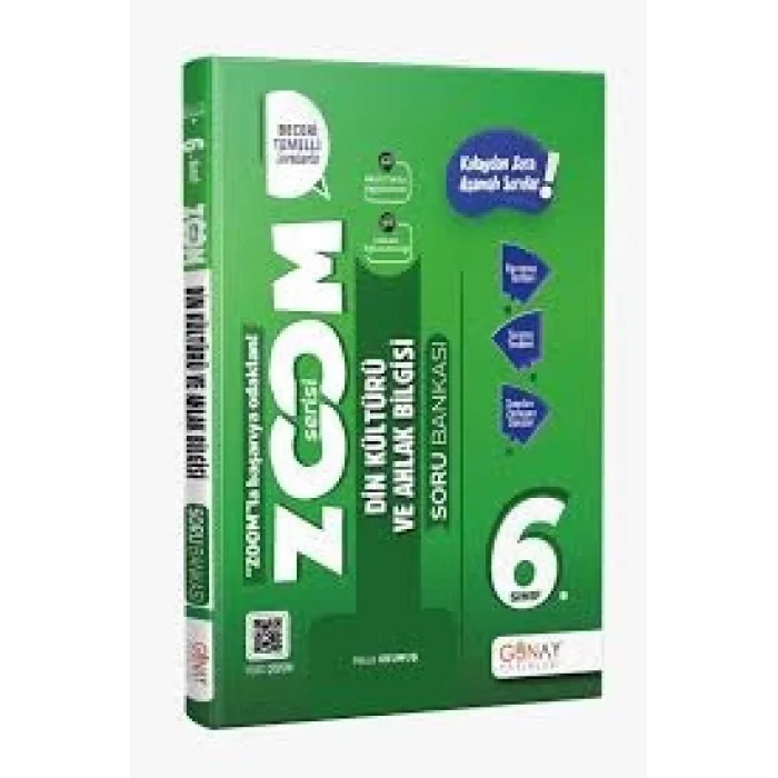 6.SINIF ZOOM SERİSİ DİN KÜLTÜRÜ VE AHLAK BİLGİSİ SORU BANKASI