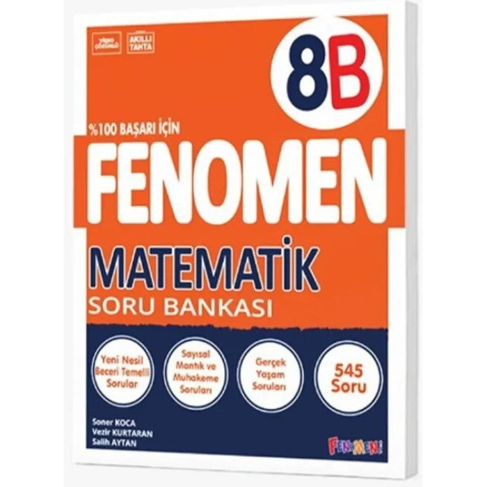 8. Sınıf LGS Fenomen Matematik Soru Bankası Gama Yayınları