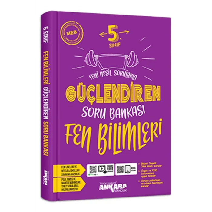 ANKARA 5. Sınıf Güçlendiren Fen Bilimleri Soru Bankası