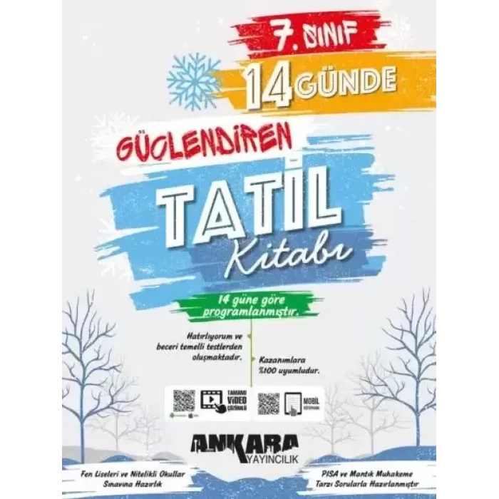 ANKARA LGS 8. SINIF GÜÇLENDİREN TATİL KİTABI 14 GÜNDE