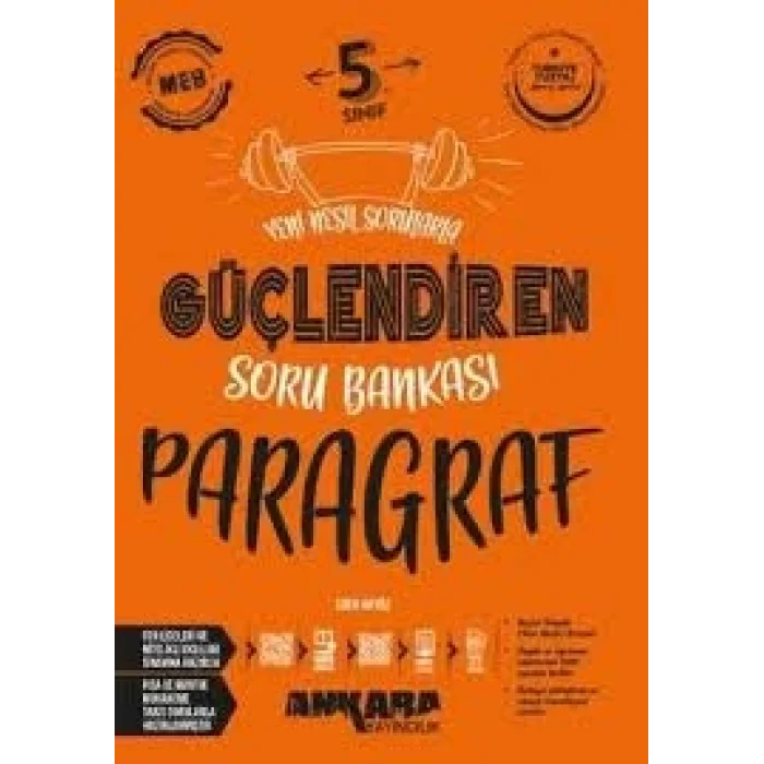 Ankara Yayıncılık 5. Sınıf Güçlendiren Paragraf Soru Bankası