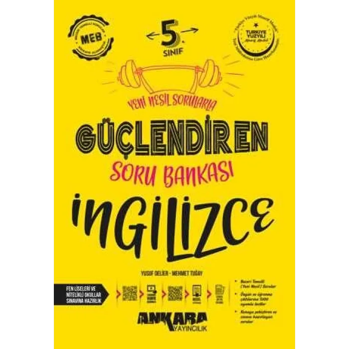 Ankara Yayıncılık 5. Sınıf İNGİLİZCE Güçlendiren Soru Bankası