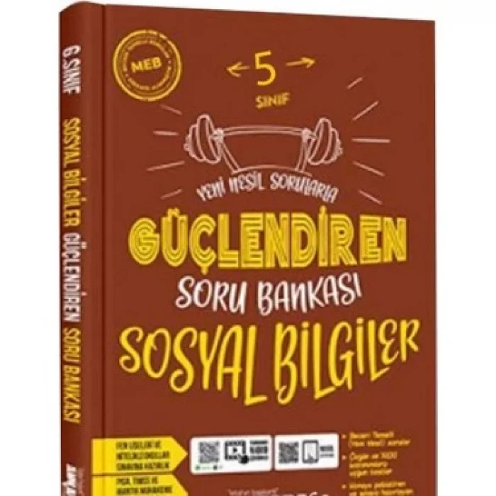 Ankara Yayıncılık 5. Sınıf Sosyal Bilgiler Güçlendiren Soru Bankası
