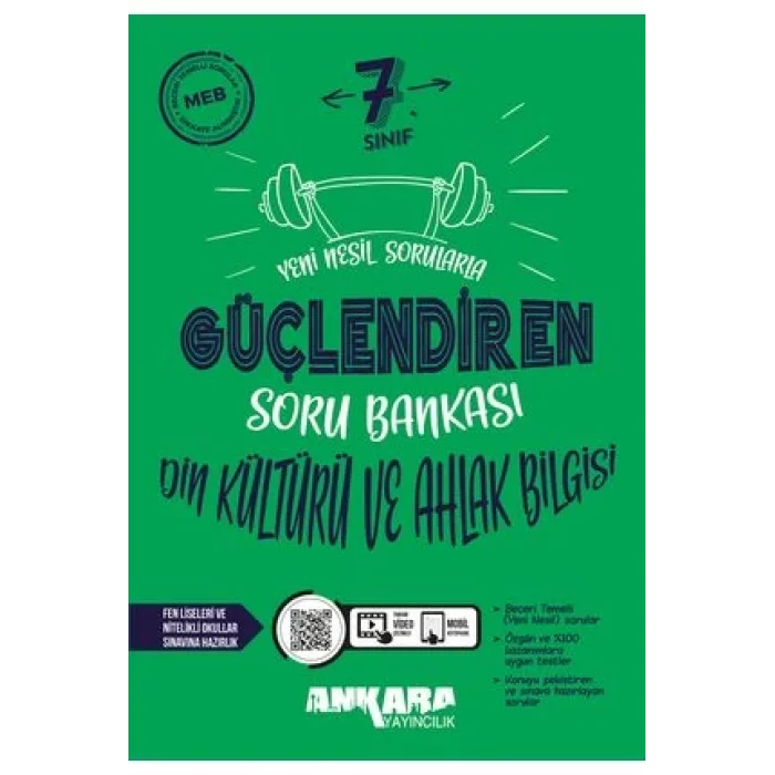Ankara Yayıncılık 7. Sınıf Din Kültürü ve Ahlak Bilgisi Güçlendiren Soru