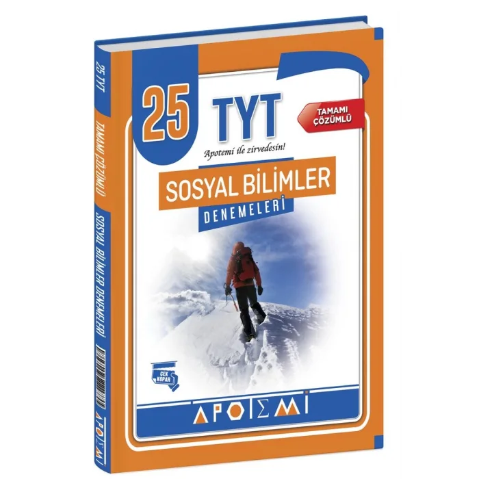 Apotemi Yayınları TYT Sosyal Bilimler 25 li Deneme