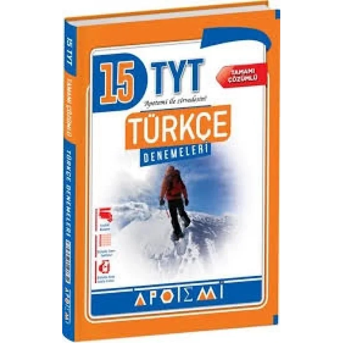 Apotemi Yayınları TYT Türkçe 15 DenemeE