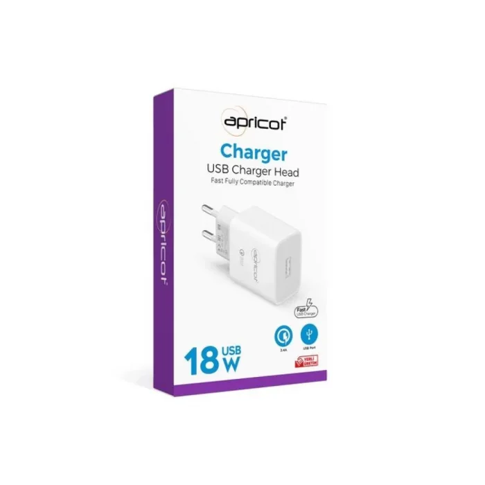 APRİCOT APC-U310 3.4A BEYAZ EV SARJ ADAPTÖRÜ