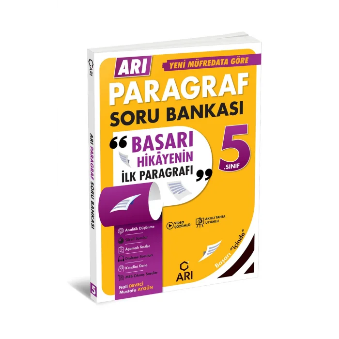 Arı Yayıncılık 5. Sınıf Arı Paragraf Soru Bankası