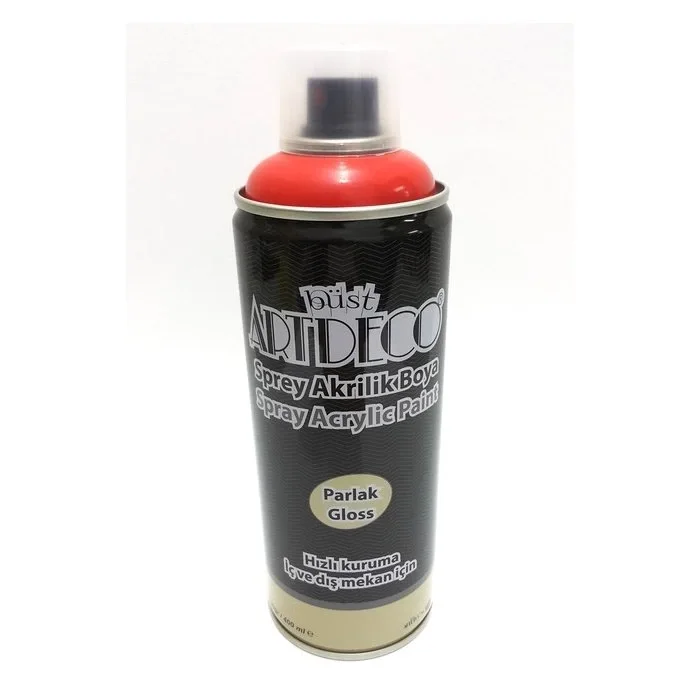 Artdeco Akrilik Sprey Boya 400 Ml Scarlet