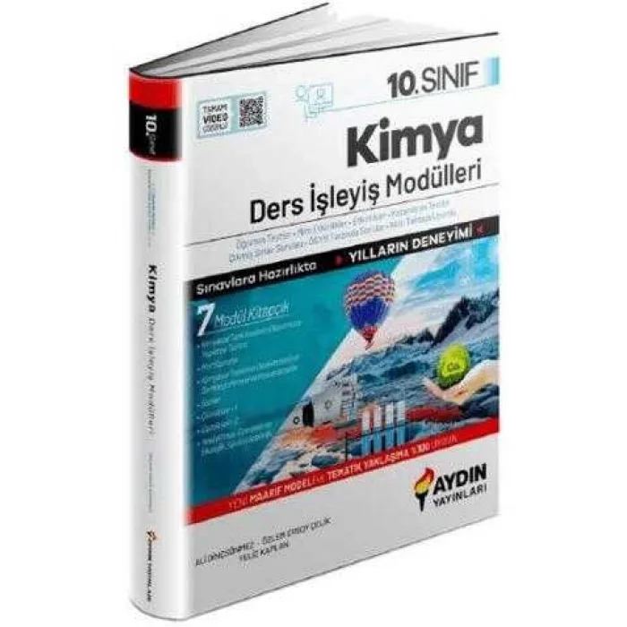 AYDIN 10.SINIF KİMYA DERS İŞLEYİŞ MODÜLLERİ